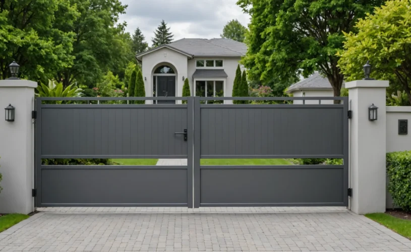 Pourquoi opter pour un portail en aluminium standard ?